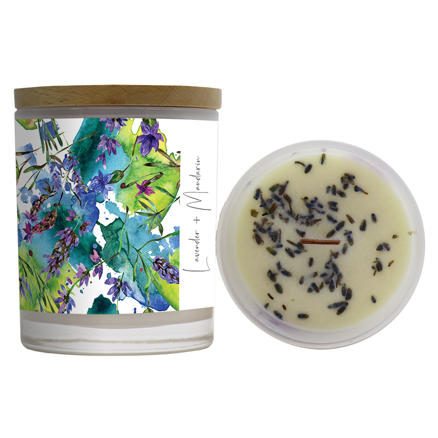  Jar Candle - Lavender and Mandarin - Noosa Handmade