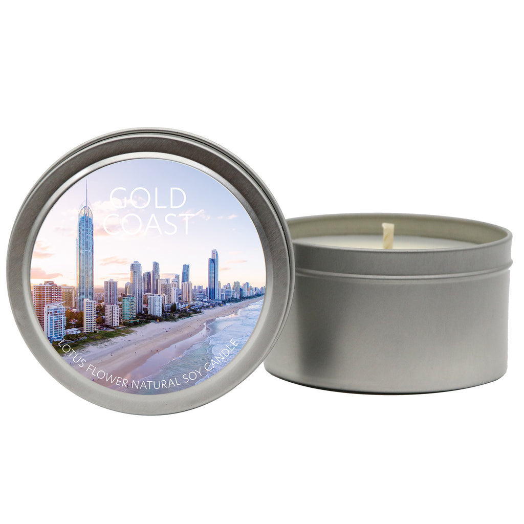 Gold Coast Tin Candles