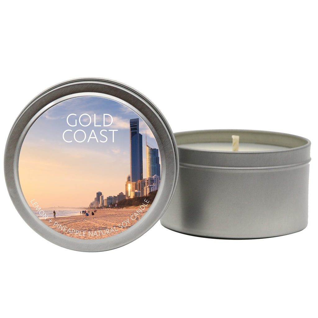 Gold Coast Tin Candles