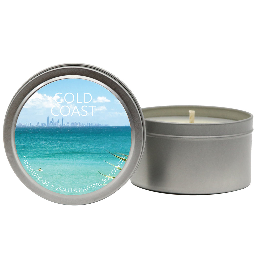 Gold Coast Tin Candles