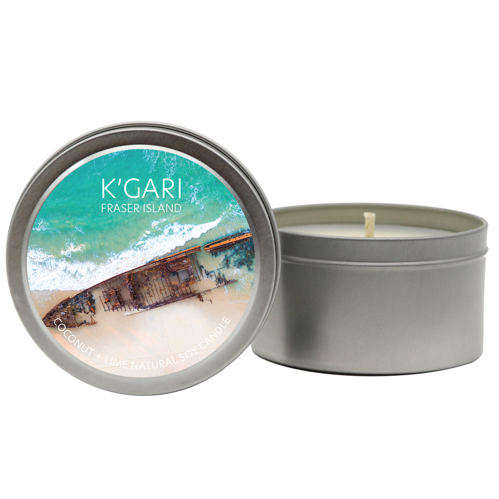 K'gari (Fraser Island) Tin Candles