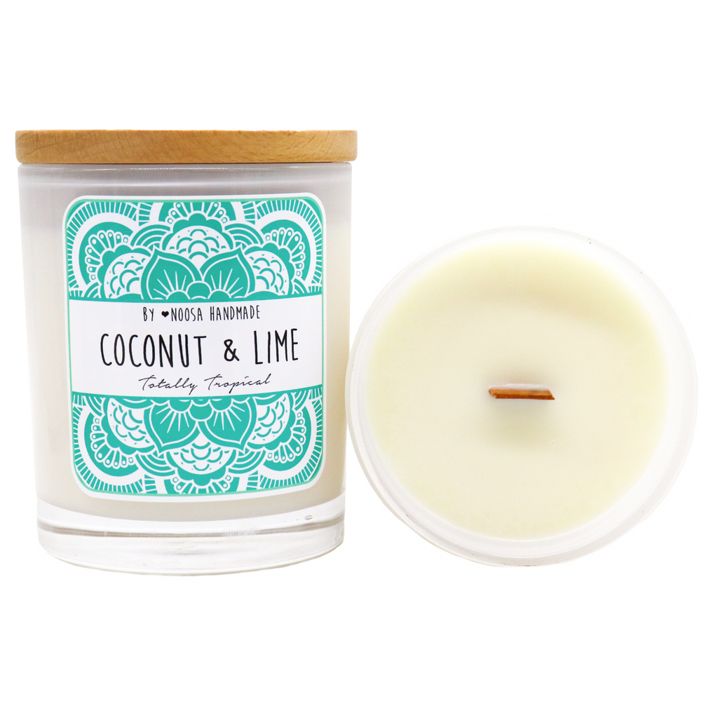 Senses Jar Candles - Coconut & Lime - Noosa Handmade