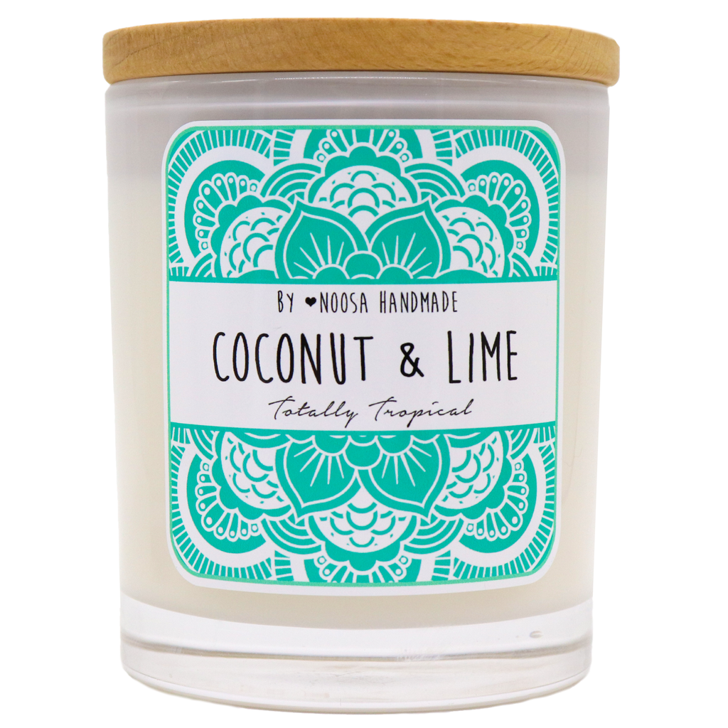 Senses Jar Candles - Coconut & Lime - Noosa Handmade