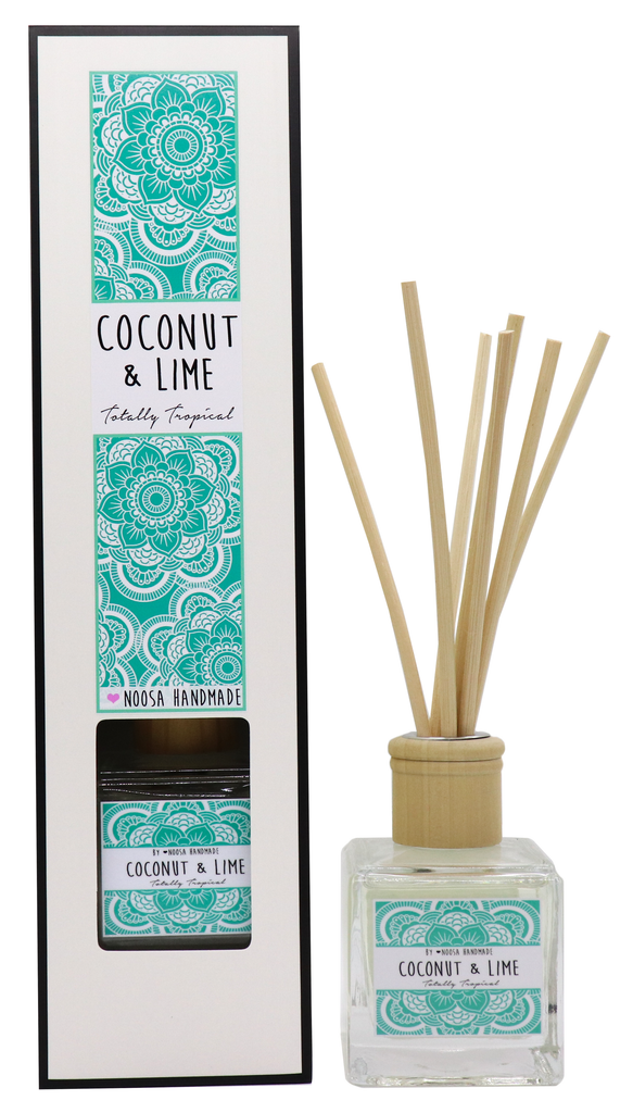 Senses Reed Diffuser - Coconut & Lime - Noosa Handmade