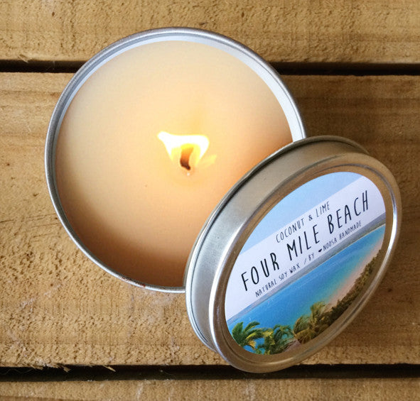 Port Douglas Tin Candle - Noosa Handmade