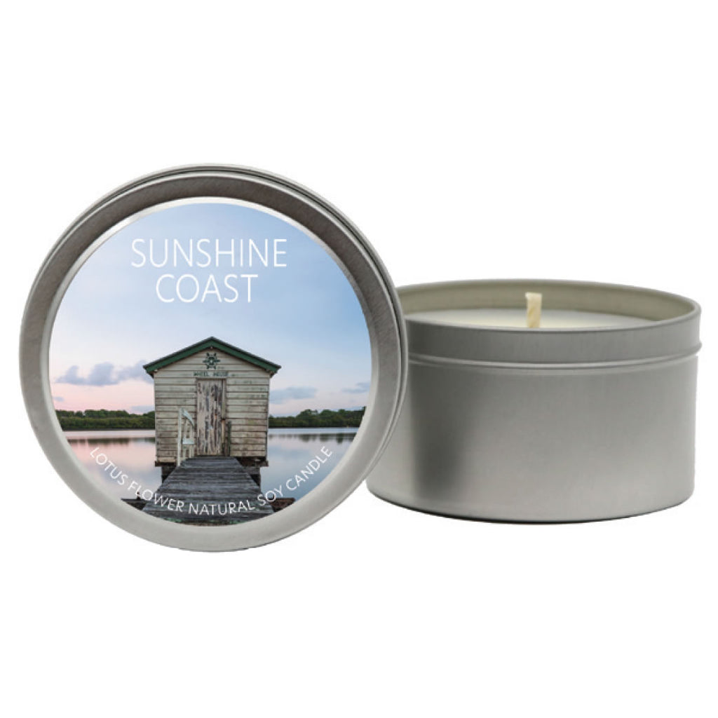 Sunshine Coast Tin Candles